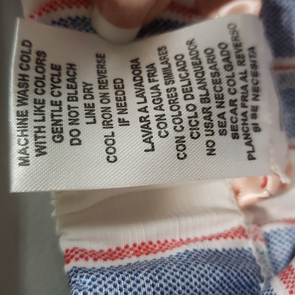 Love Squared Girls NWT Striped Tank Style Top and Shorts Set, Girls 10 - Picture 7 of 8